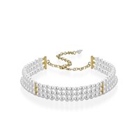 Collana Lelune Donna LELUNE GLAMOUR in Argento Perla LGNK600 - LGNK600